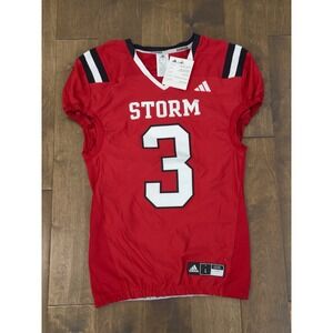 Adidas Storm Sample Custom "Player" Football Jersey #3 Logo Men's Size Large NWT